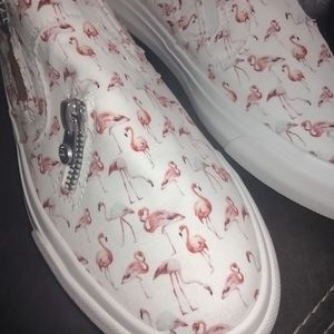 NWOT Flamingo slip on shoes